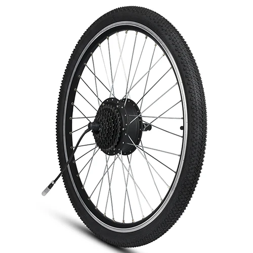 700C front wheel 36 в 500 Вт, переднее моторное колесо для электровелосипеда 35 км/ч 16 20 24 26 27,5 28 29 дюймов 700C с шиной, моторное Велосипедное колесо 35 км/ч - Цвет: 700C front wheel