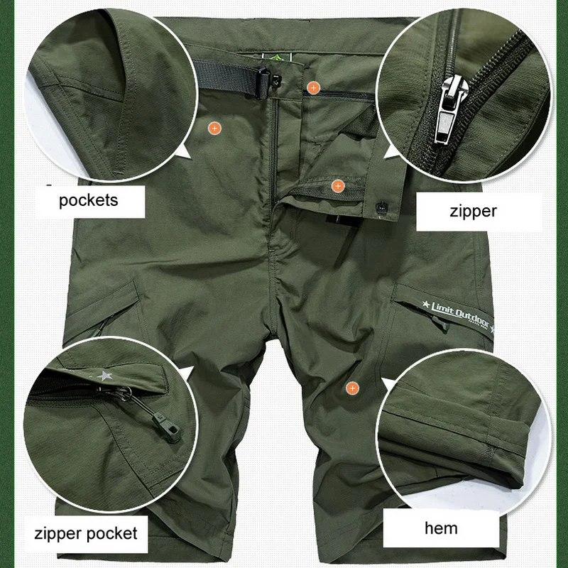 Mens Shorts Men Summer Casual Shorts Breathable Quick Dry Short Military Style Khaki Cargo Shorts For Man Travel AM385 Mens Shorts Men Summer Casual Shorts Breathable Quick Dry Short Military Style Khaki Cargo Shorts For Man Travel AM385
