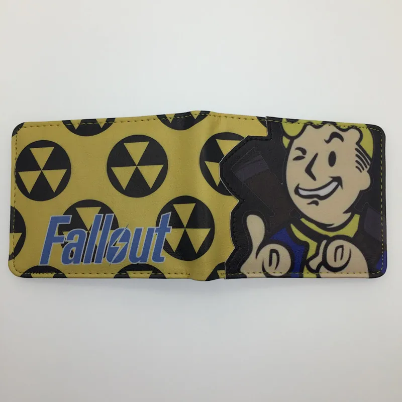 Игровой кошелек Fallout для молодых людей, держатель для карт, цена в долларах - Цвет: FOW 001