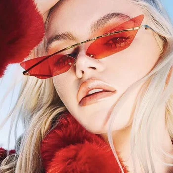 

New Vintage Sexy Ladies Cat Eye Sunglasses Women Fashion Stylish Eyewear Metal Frame UV400 Sun Glasses Cool Glasses for Female