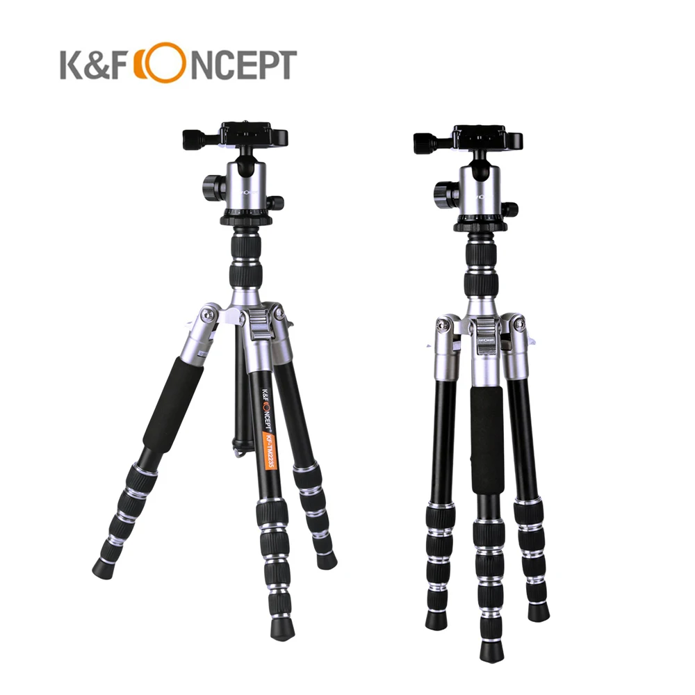 Professional Portable Digital Camera Camcorder Tripod Stand Lightweight Aluminum for Canon Nikon Sony DSLR Camera DV Camcorder