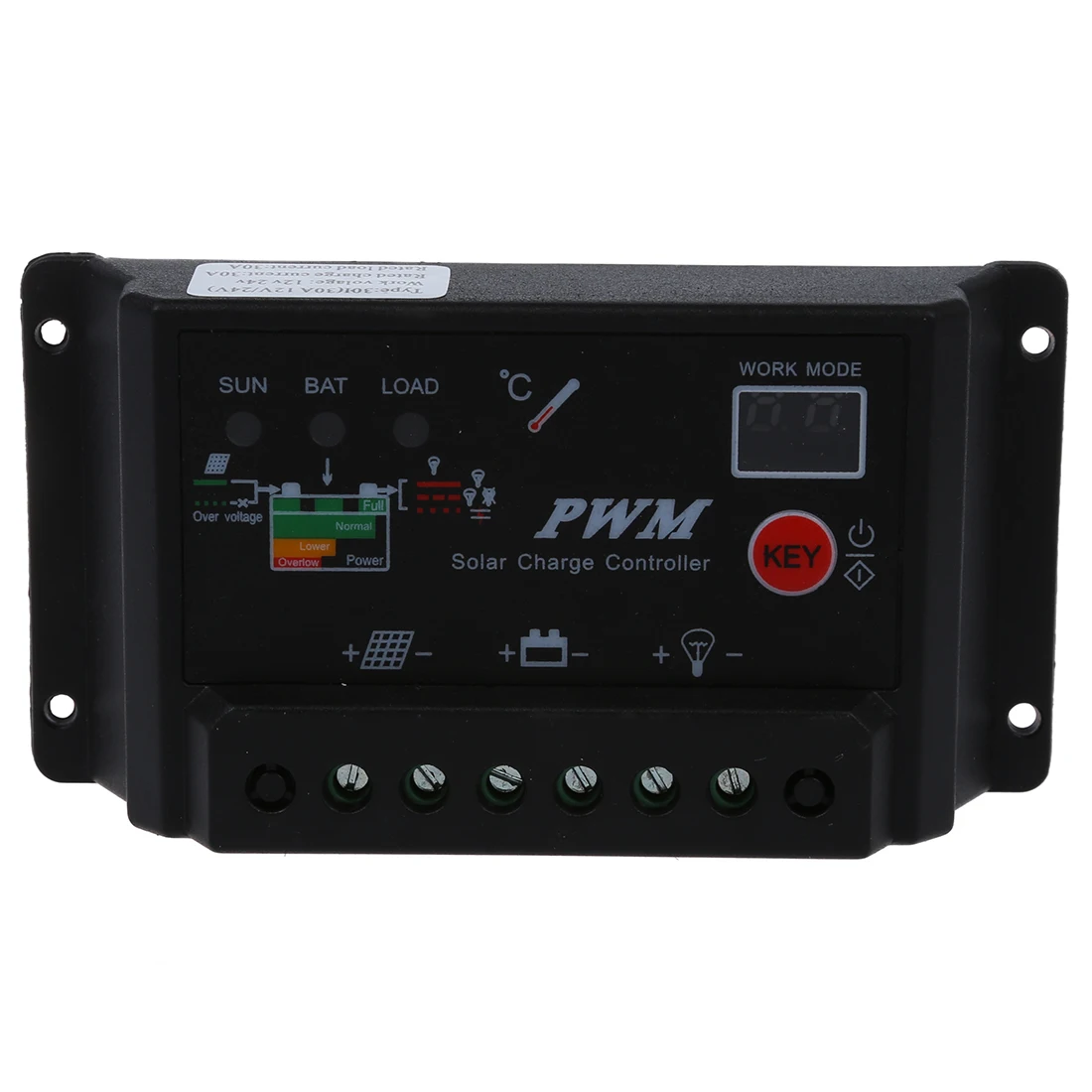 

Solar Panel Charger Battery Regulator Controller 12V 24V 30A