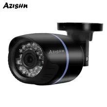 AZISHN HD 720P 960P 1080P 48V PoE ip-камера, уличная Водонепроницаемая ИК камера ночного видения для видеонаблюдения, безопасности, цилиндрическая CCTV ip-камера
