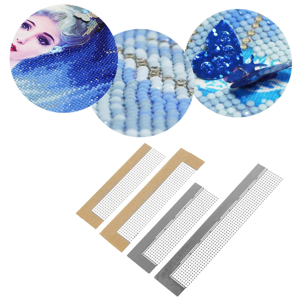 50grids 141mm Diamond Painted Net Ruler For Round Diamond Nano Anti