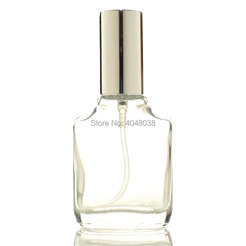 Perfume Refillable Bottle 12ML Spray Pump Bottle Aluminum Nozzle Transparent Glass Aroma Vial Cosmetic Container Travel Atomizer (2)