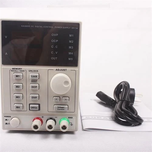

KA3005D High Precision Adjustable Digital DC Power Supply 4Ps mA 30V/5A for Scientific Research Service Laboratory