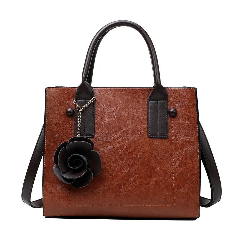 

2018 Fashion PU Leather Handbags New Vintage Women Shoulder Bag Luxury Designers Women Bag Famous Brand Ladies Messenger Bag