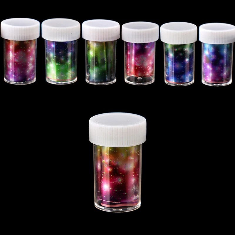

1pcs 16 Color Transfer Foil Nail Art Star Design Stickers for Nails Foil Polish Care DIY Beauty Nail Wraps Free Shipping
