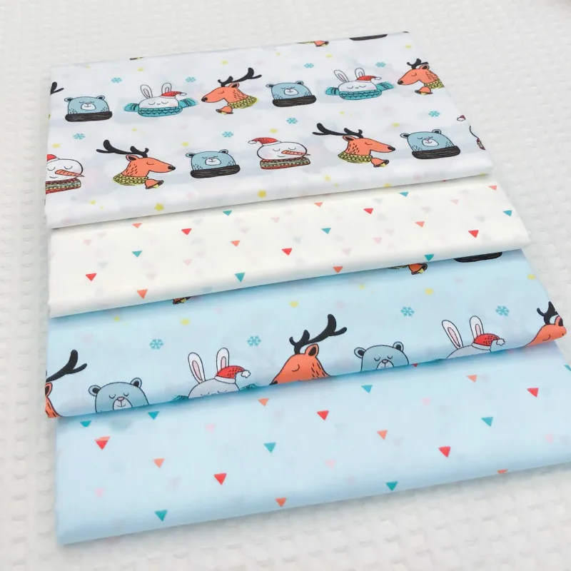 

Twill Cotton Fabric Kids Cotton Patchwork Cloth,DIY Sewing Quilting Fat Quarters Material For Baby&Child