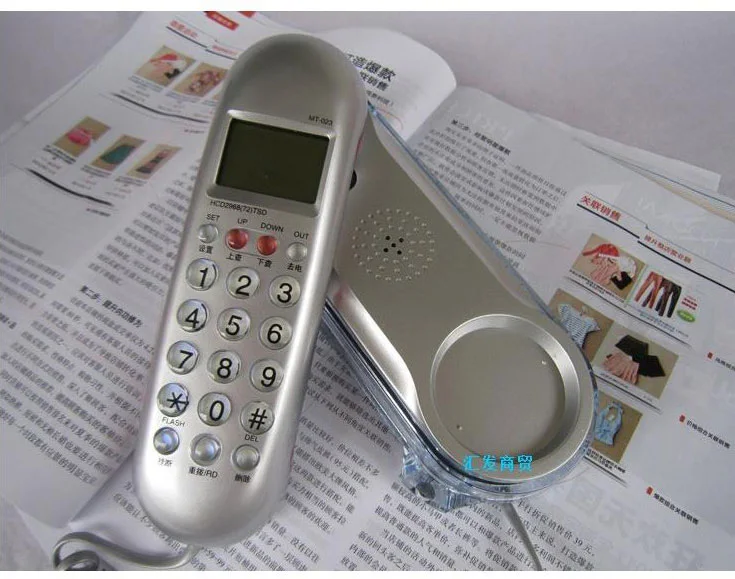 Классический звонящий флэш стационарный телефон античный домашний офис телефоны модные мини стационарный телефон telefono fijo vaste telefoon