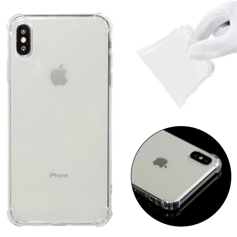 

Ultrathin Anti-knock Soft TPU Silicone Clear Cases Phone Cover Coque Fundas for Apple iPhone 5 5S SE 6 6S 7 8 Plus X XS MAX XR