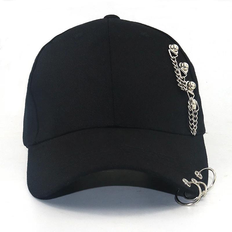 Модные шляпы KPOP с железным кольцом, регулируемые бейсболки, модные кепки snapback, женские шляпы от солнца, мужские