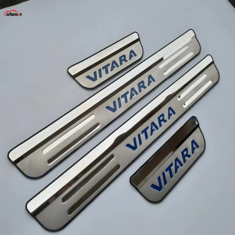 Стайлинг автомобиля для suzuki vitara 2018 аксессуары порога двери из нержавеющей стали