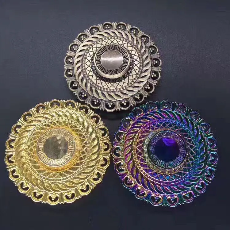 

Straw Hat Roman Turntable Fingertip Gyro Maya Rotating Fidget Spinner Mini EDC Adult Anti-stress Kids Funny Toy