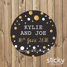 Пользовательские милые свадебные Спасибо наклейки, бутылки этикетки, кекс Tags, конфеты коробки бирки, день рождения, свадебные украшения