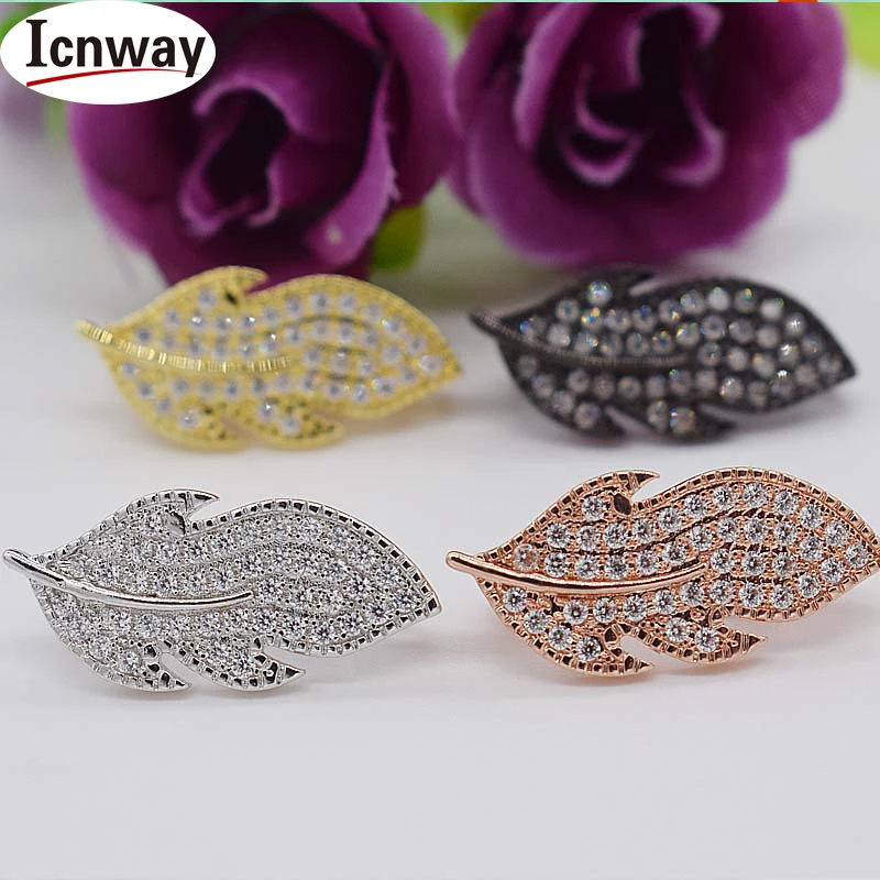 

Rhinestone inlay Gold&silver Plated Clasp 1.1*2.5cm toggle clip For DIY bracelet necklace Free shipping wholesale