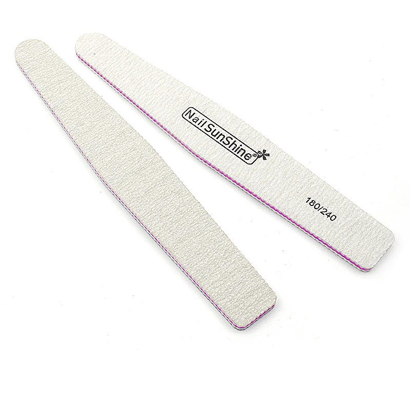 Lixa de Unhas Procedimentos de Amortecedor do Unha Manicure do Salão de Beleza do Unha Profissão Unha Sol Lixar 100 - 180 240 Ferramentas Acessórios Cal 50 Pcs 12 Lixas e polidores de unha