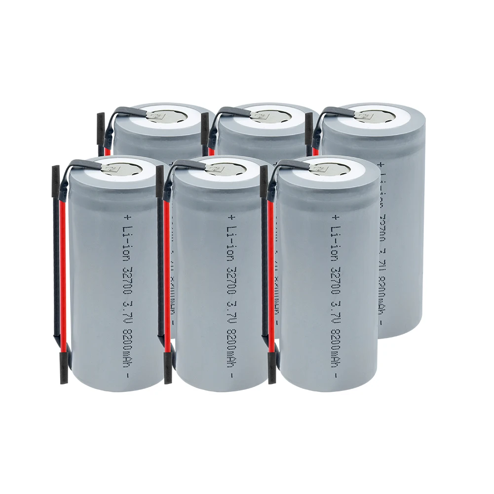 

1/2/4/6/8/10 Pieces New 3.7V 8200mAh Lithium Li-ion Batteries Rechargeable For Electric Tool Emergency Light Toy Power Tool