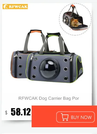 RFWCAK Pet Cat Рюкзак Сумка-переноска для собак пузырь большое пространство Pet Carrier Рюкзак для кошки и маленькая собака на открытом воздухе Дорожная сумка