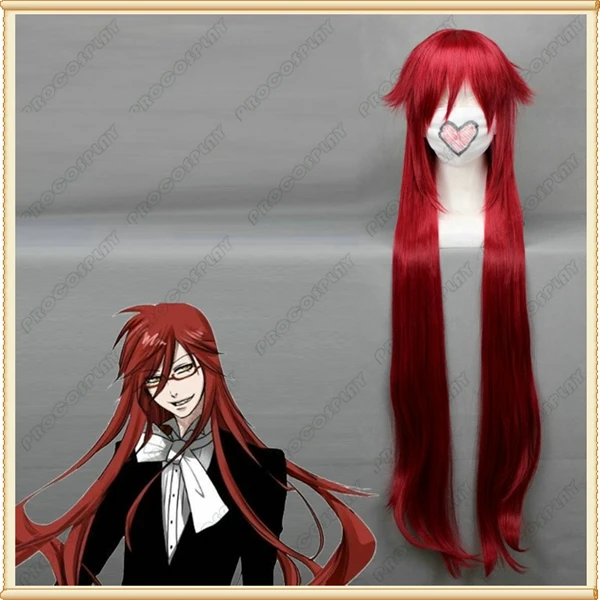 

Kuroshitsuji Black Butler Grell Sutcliff Cosplay Wig mp000333