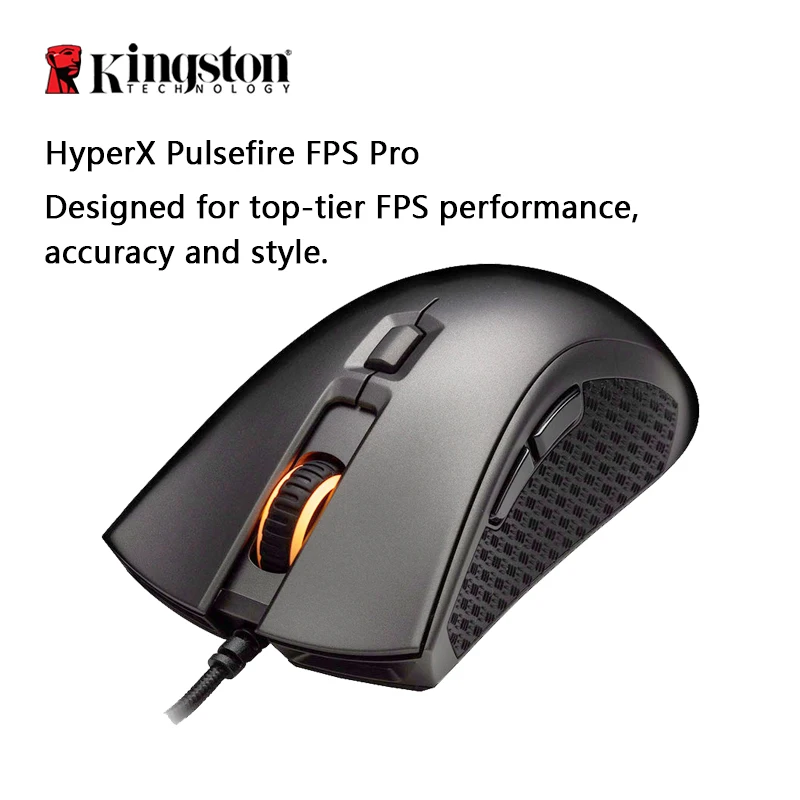 

Kingston 3389 sensor wired mouse HyperX Pulsefire FPS Pro RGB Gaming Mouse with native DPI up to 16000 Pixart E-sports mouse