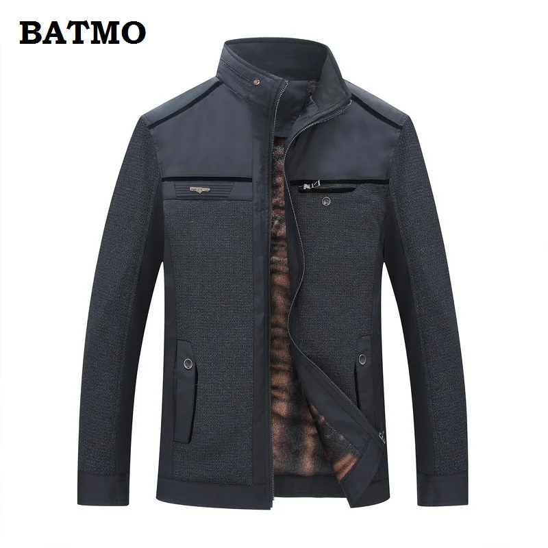 

BATMO 2018 new arrival winter warm liner casual parkas men,men's winter warm jackets ,winter coat men plus-size XL-5XL 1716