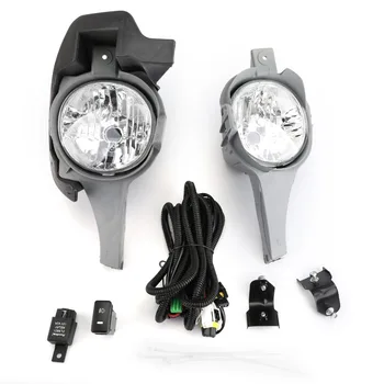 

Areyourshop Car 1Pair Front bumper Fog Light Lamp Kit For Toyota Hilux MK6 2004-2007 Vigo Pickup 2005 2006 ABS Car Auto Covers