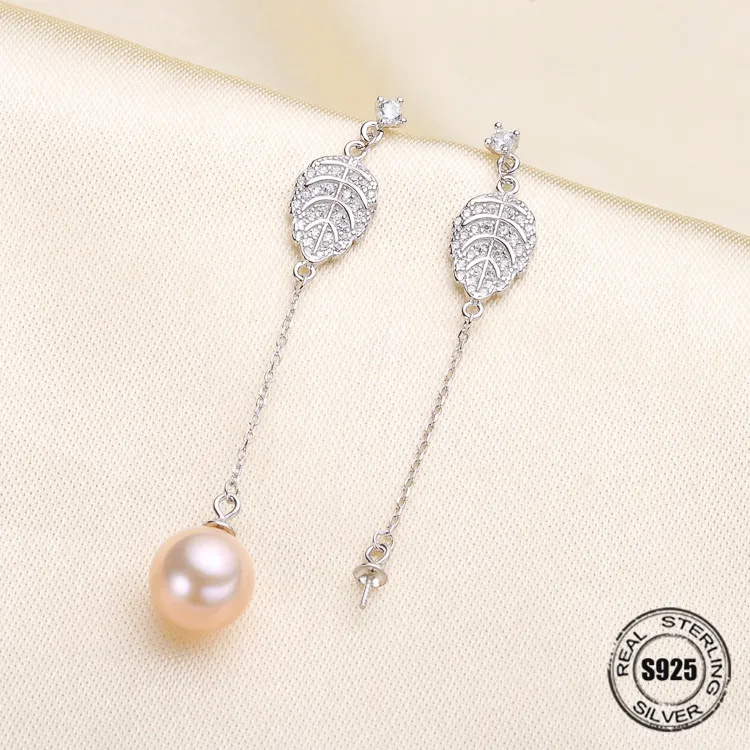 Fashion Pearl Earrings Accessories 925 Sterling Silver