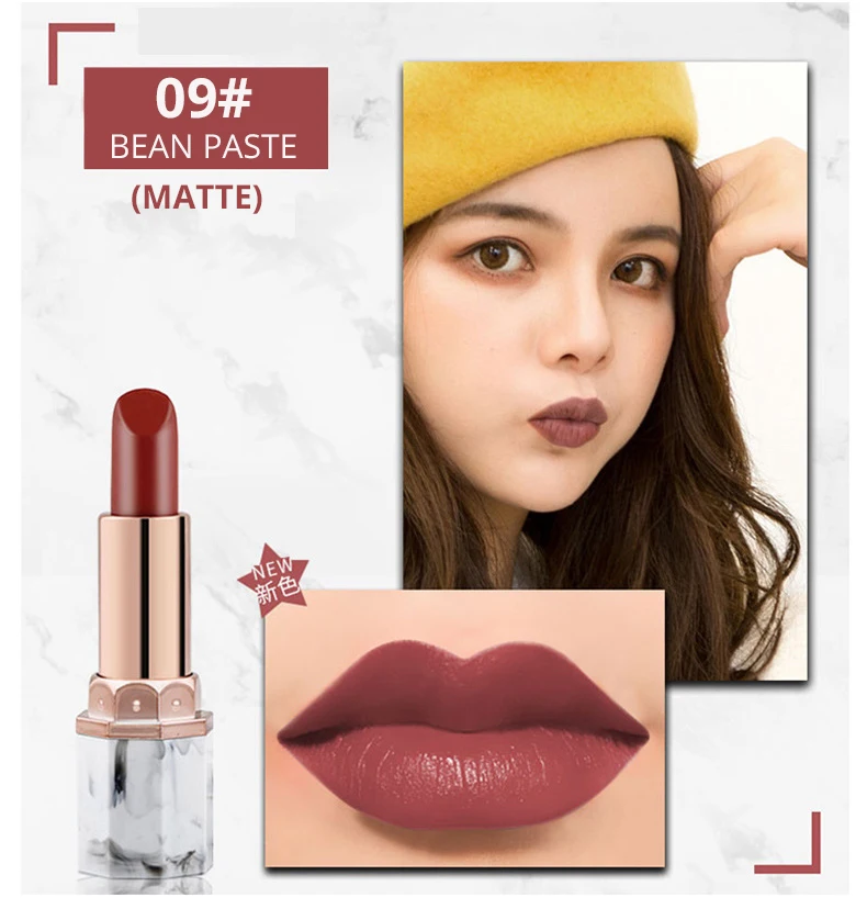 12 color marble Moisturizing matte lipstick (13)