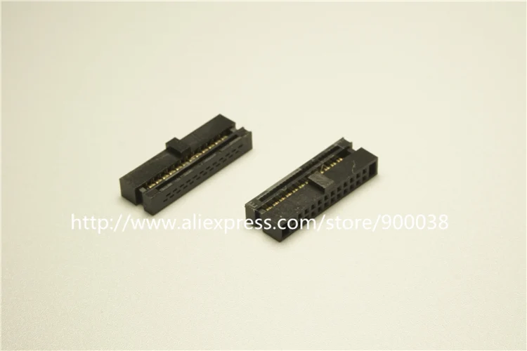 200 шт 0 050 &quot1 27 мм 24 Pin двухрядный IDC разъем 2x12 P положения прямоугольные гнездо