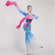 0145) jiangnan древняя красота Caiwei выщипывание танцевальные костюмы с длинными рукавами классические танцевальные костюмы для взрослых женщин hanfu