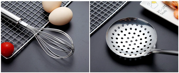espátula conjunto pá colher colher colander cozinha colheres completa utensílios