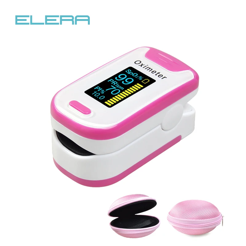 

ELERA Finger pulse oximeter OLED Portable Multi direction display SPO2 PR PI Blood oxygen saturation Handheld pulse oximeter