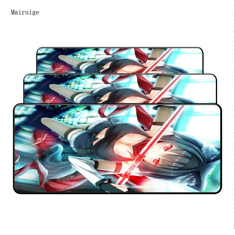 Mairuige Anime Sexy girl Gaming Mouse Pad Locking Edge Large Mouse Mat PC Computer Laptop Rubber Mo