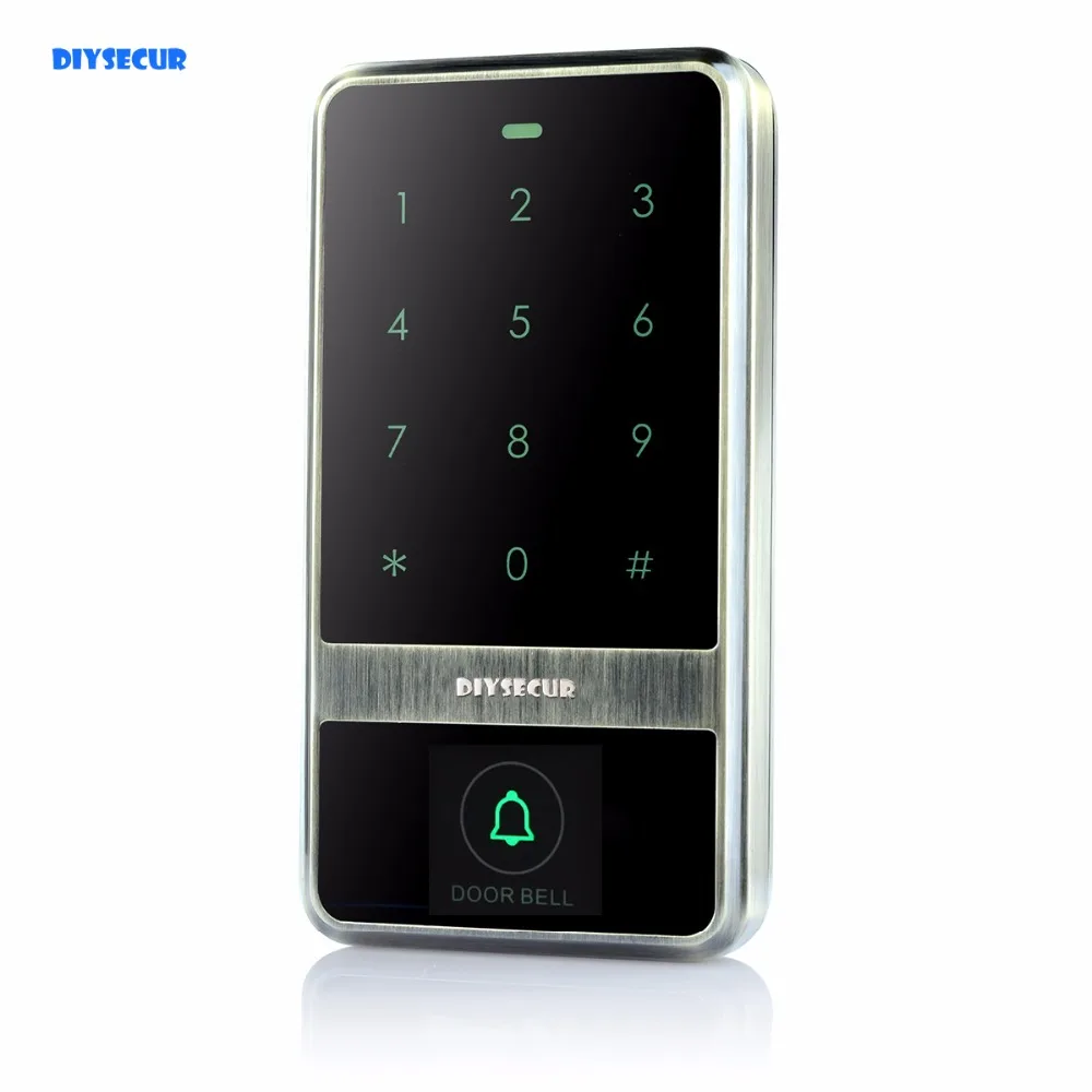 DIYSECUR Touch Keypad 125KHz RFID ID Card Reader Access Controller Kit