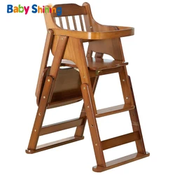 Baby Shining Multifunction Solid Wood Dining Chair Table 7M-10Y Portable Foldable Baby Feed Chair Height Adjustable Highchair Baby Shining Multifunction Solid Wood Dining Chair Table 7M-10Y Portable Foldable Baby Feed Chair Height Adjustable Highchair