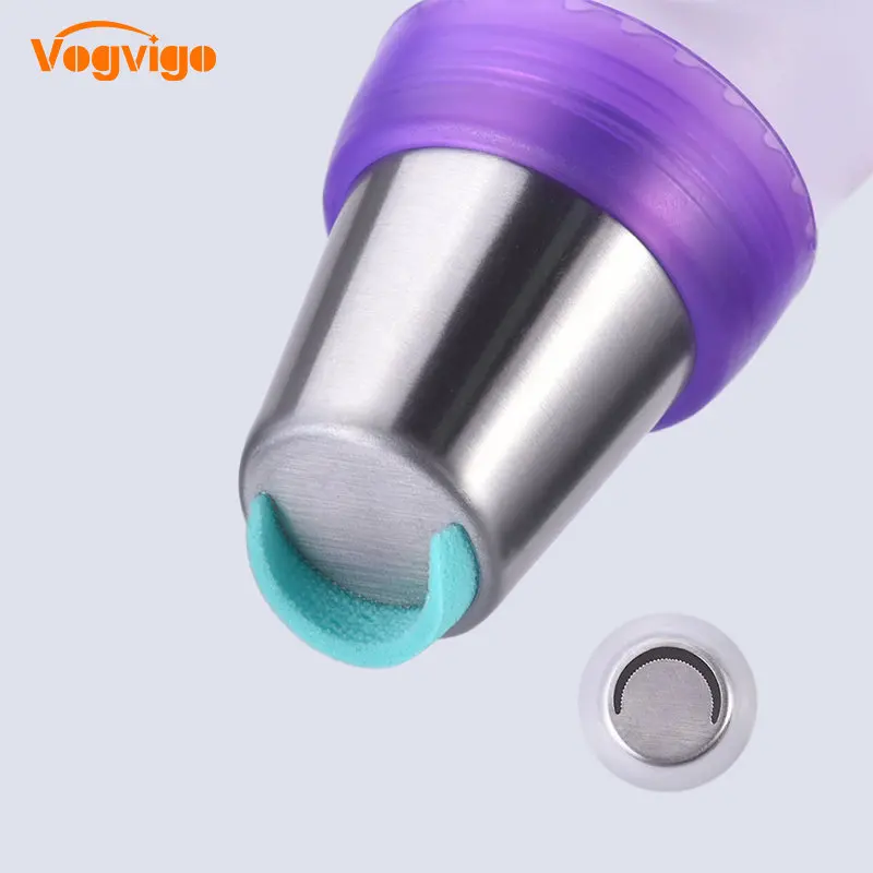 

VOGVIGO Cupcake Decoration Nozzle Cream Mouth Dessert Decorator 1pc Stainless Steel Russian Nozzle Cake Icing Piping Pastry Tip