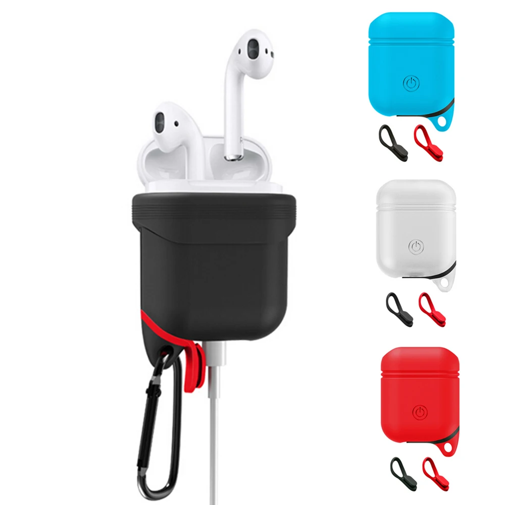 2017 New Arrival Charger Soft Silicone Case For Airpods Ultra Thin Waterproof Protector Cover Apple AirPods Earphone |