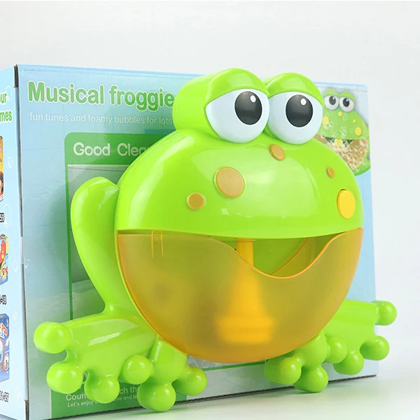 Dropshipping Bubble Crabs Music Kids Pool Swimming Bathtub Soap Machine Automatic Bubble Maker Baby Frog Bath Toy for Children 15