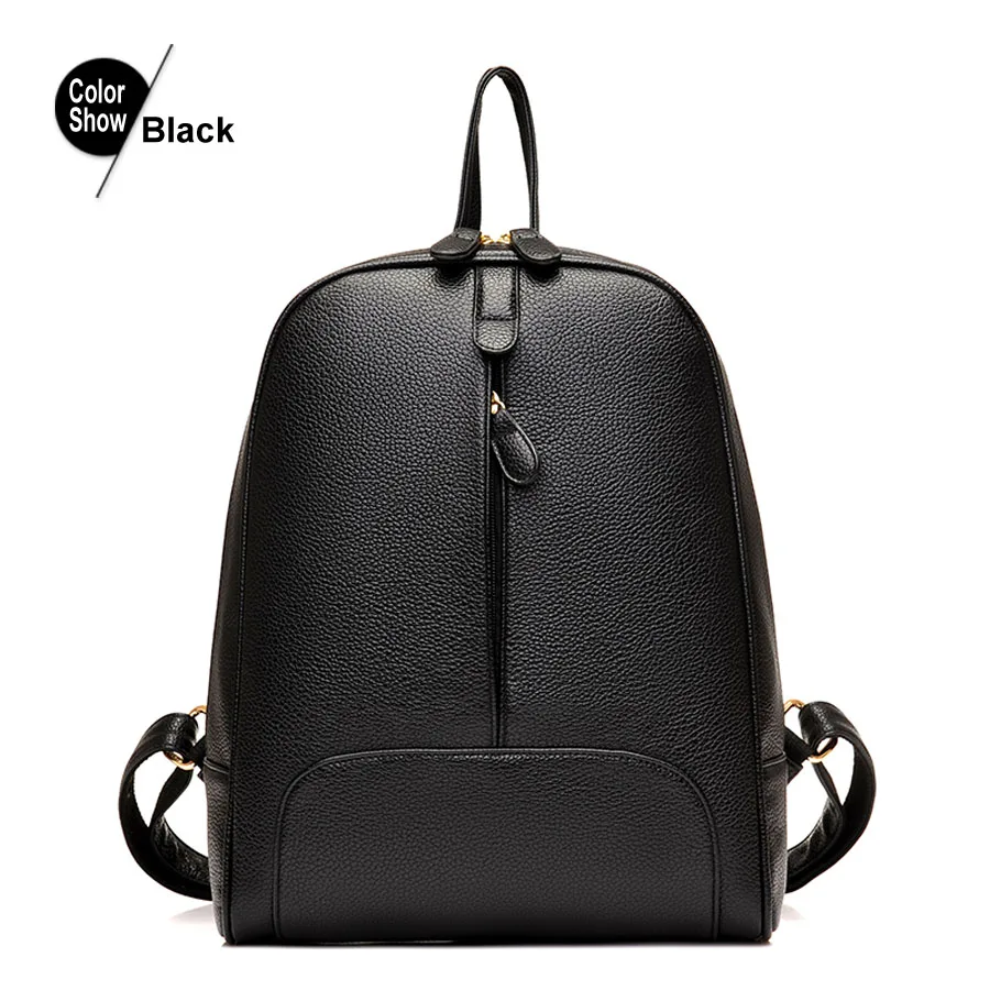 Beibaobao новые женские рюкзаки высокого качества Модные Повседневные рюкзаки школьные сумки для девочек Студенческая посылка Mochilas Mujer - Цвет: Черный