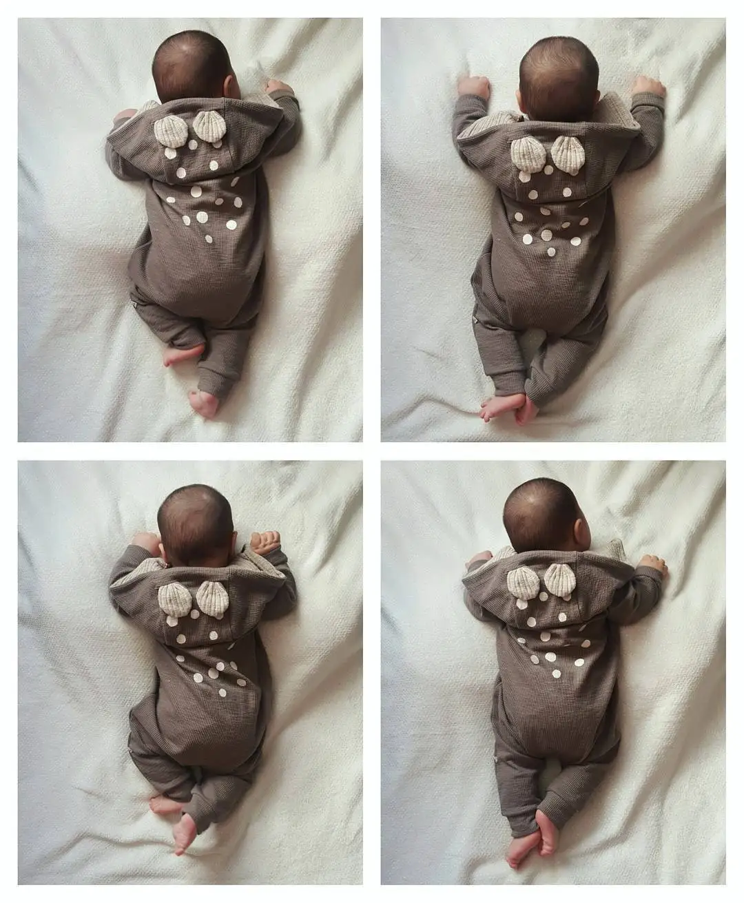 Одежда для малышей одежда с капюшоном длинный рукав; пуговицы мальчик и девочки; Дети Детские комбинезоны хлопковый комбинезон Одежда для новорожденных повседневная одежда