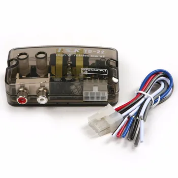 

With Delay Black 12V Converter Adapter Tweeters RCA Line Level High to Low Frequency Car Speaker TSK TD-22 Adjustable Frequency