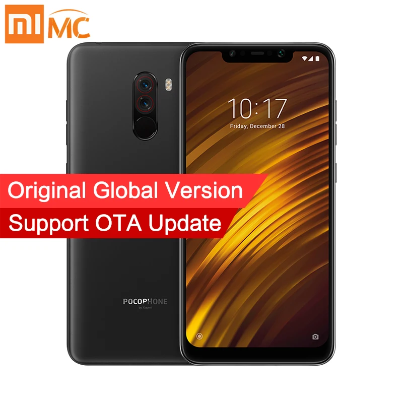 Global Version Xiaomi POCOPHONE F1 6GB 64GB Smartphone Snapdragon 845 Octa Core 6.18" 2246 x 1080 FHD LiquidCool AI Dual Camera