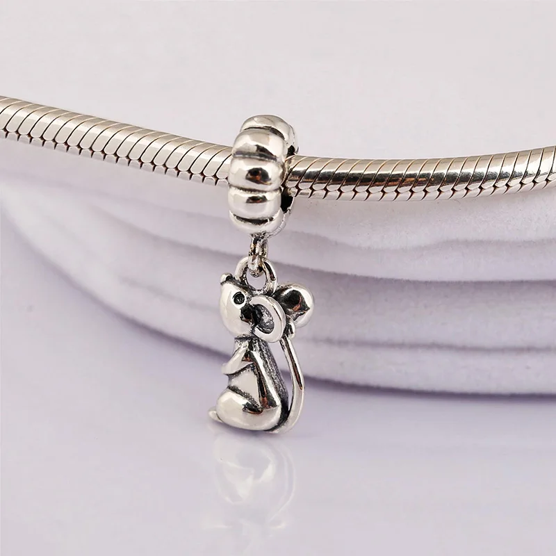 

2019 Hot Sale Fits Charm Bracelet DIY Women Jewelry Party Gift 925 Sterling Silver Bracelet Zodiac Mouse Beads