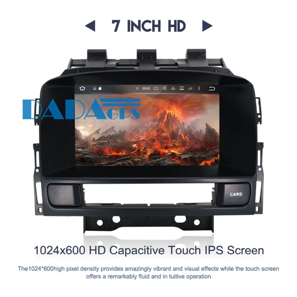 Автомагнитола на Android 8 DVD плеер с GPS стерео для OPEL Vauxhall Holden Astra J 2010 2011 2012 2013