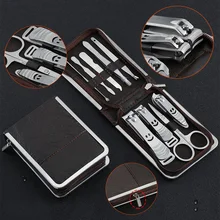 Meisha 9 шт. инструменты для маникюра Набор для стрижки ногтей набор для ухода за ногтями пилки кутикулы толкатель ножницы для макияжа ушной выбор Лучший подарок HE0010