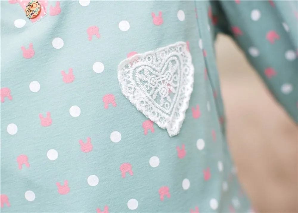 2 шт. для беременных и кормящих пижамы набор цветок точка хлопок регулируемая беременных кормящих пижамы для беременных грудного