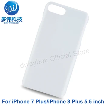 

For iPhone 8 Plus Cover DIY Printed PC Plastic 3D Sublimation Blank Hard Back Case For Apple iPhone 7 Plus Capa Fundas 25PCS/LOT