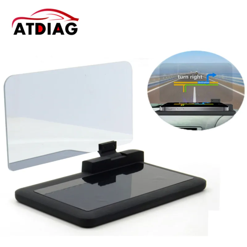 

Universal H6 Car HUD Holder Head Up Display GPS Navigator Phone Smartphone Projector Reflection Board Panel