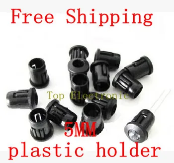

100pcs/lot Plastic 5mm LED Holder Clip Cover Stents Wholesale and Retail in stock